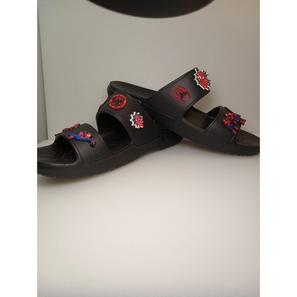 Crocs Spiderman Slip On Marvel Sandals Men's size 11 - Picture 11 of 12